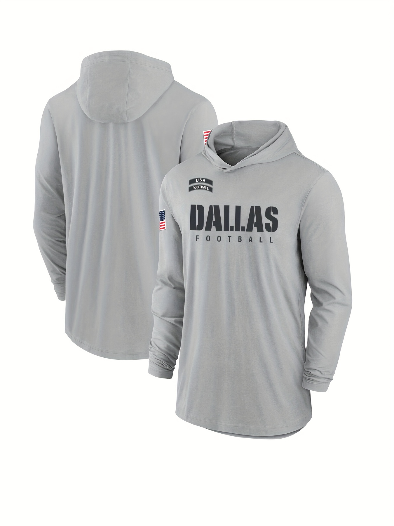Men Dallas Cowboys grey 2025 NFL hoodie->denver broncos->NFL Jersey